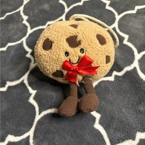 Jellycat Tan and Brown Cookie Ornament